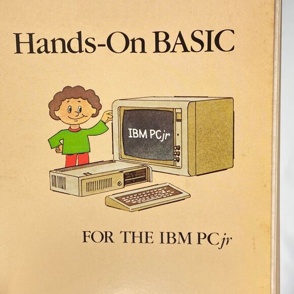 IBM PCjr Computer Manual Hands On Basic for 80s Personal Comp Spiral Book 1983 - Picture 2 of 16